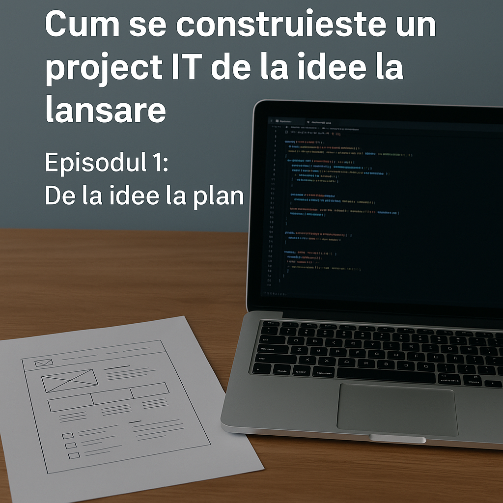 Cum se construiește un proiect IT de la idee la lansare – Episodul 1: De la idee la plan