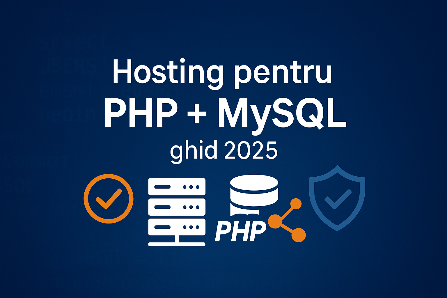 Cum alegi hostingul potrivit pentru o aplicație PHP + MySQL (ghid 2025)