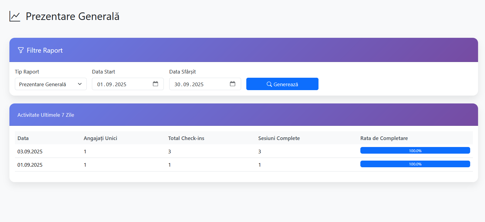 PontajPro - aplicatie pentru pontaj